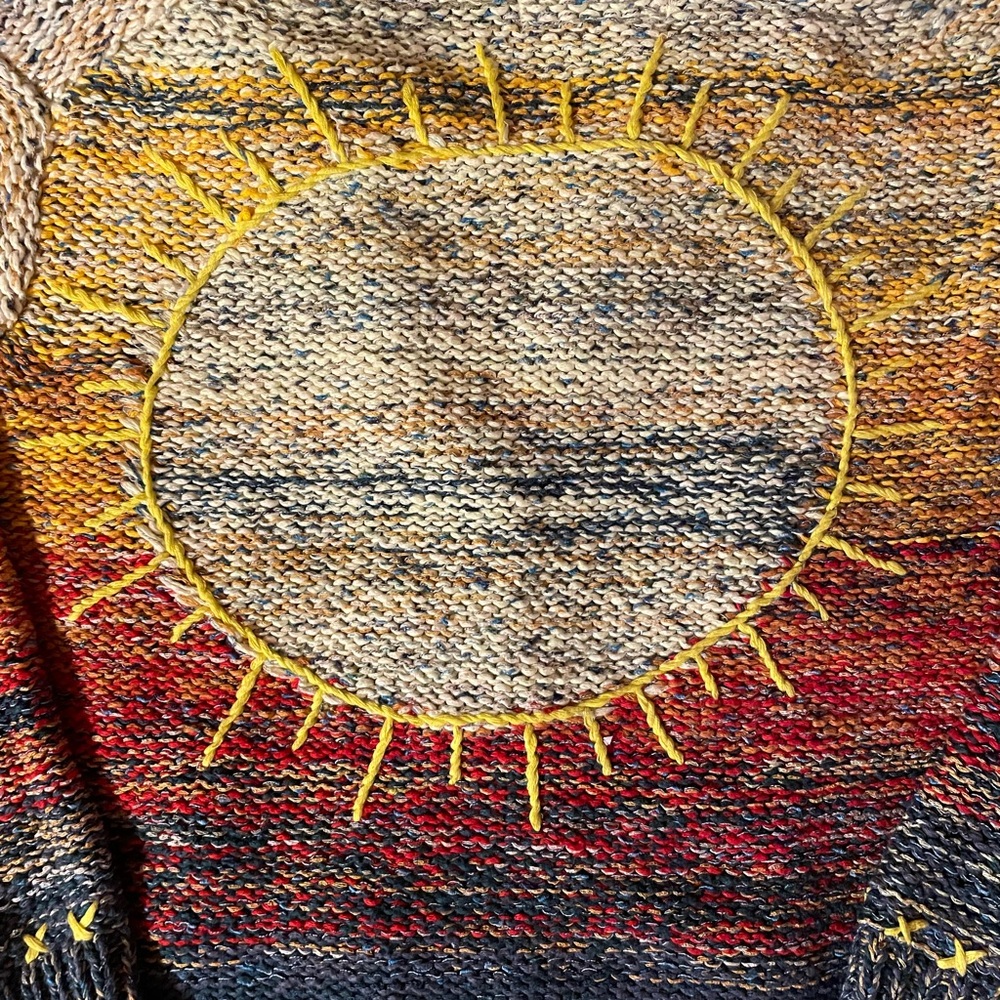 Anthropologie Pilcro Sunset Sweater Cardigan - Picture 3 of 6